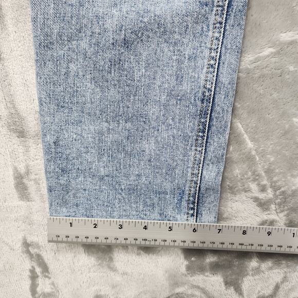 Old Navy Jeans Womens 6 Blue Distressed Ripped Extra High Rise Sky Hi Straight - Picture 14 of 15